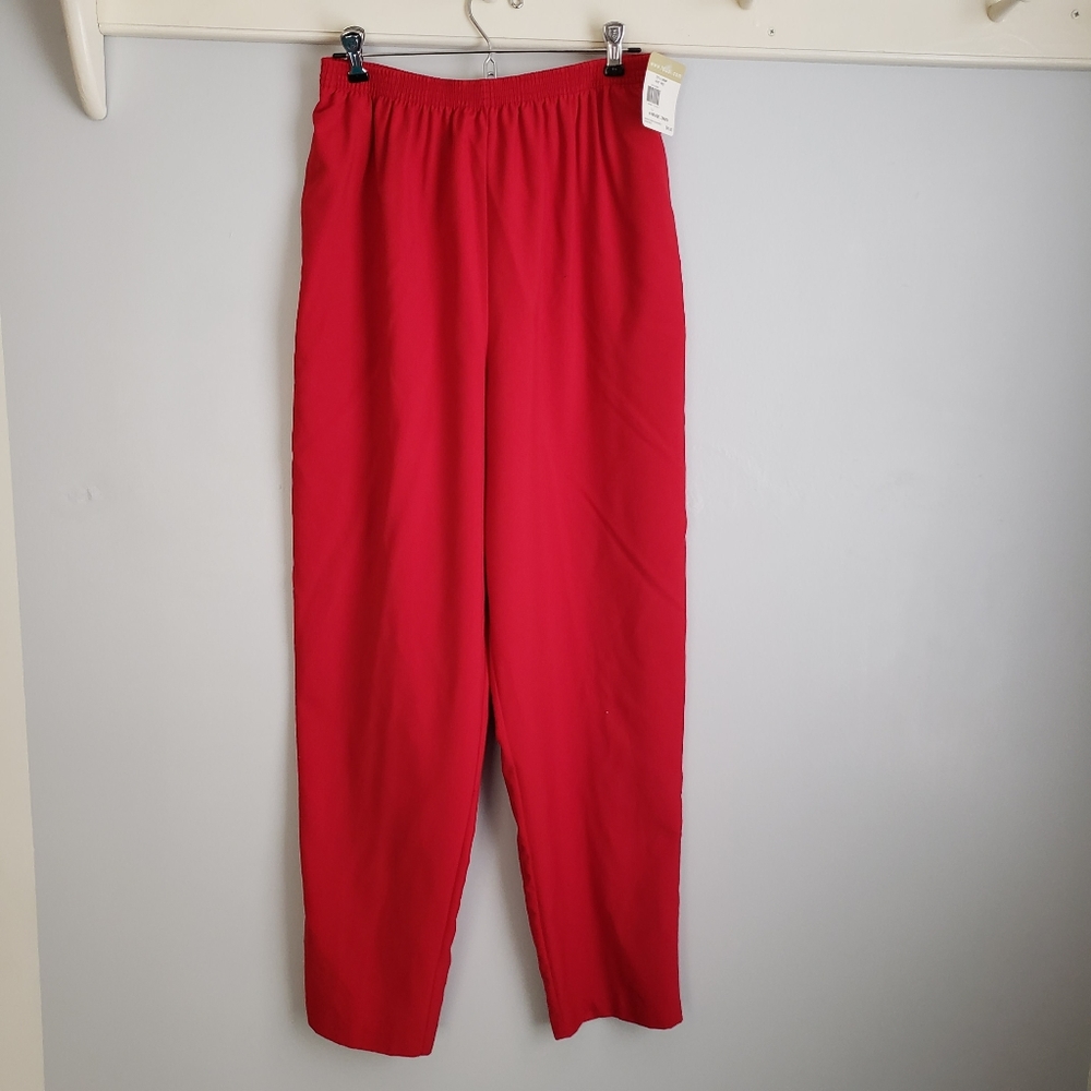 Vintage 80's Red Track Jogging Pants NWT